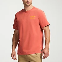 CAT Heavy Weight Mens Crew Neck Short Sleeve Regular Fit Graphic T-Shirt