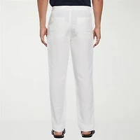 Cubavera 30" Inseam Linen Mens Regular Fit Drawstring Pant