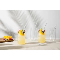 Gibson Home Zadie 10-pc. Glass Tumbler and Straw Set