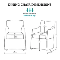 Martha Stewart London Upholstered Dining Chair