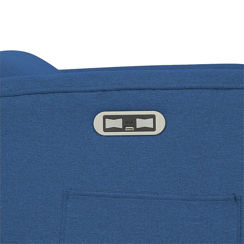 Madison Park Curved Slope-Arm Recliner
