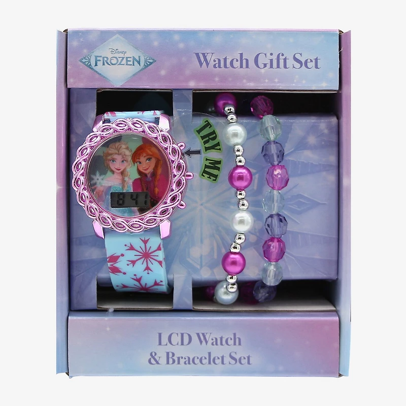 Disney Frozen Girls Blue 3-pc. Watch Boxed Set Fzn45188jc