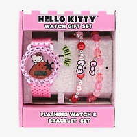 Hello Kitty Girls Pink 3-pc. Watch Boxed Set Hk40071jc