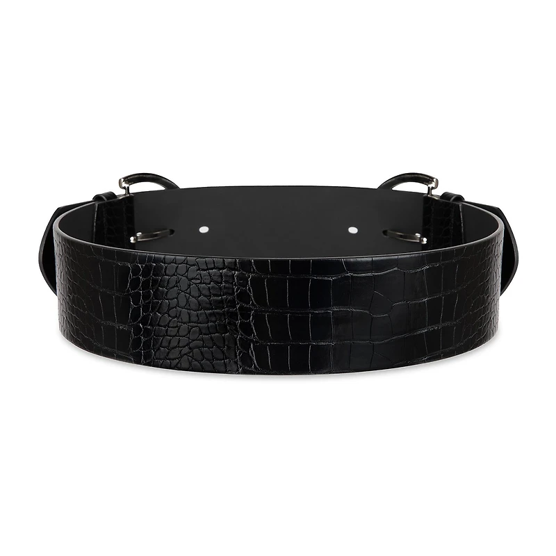 JS Jessica Simpson 2.5" Double Bucke Womens Belt