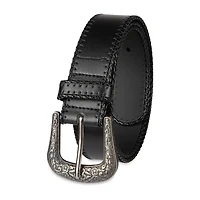 JS Jessica Simpson 1.5" Stitched Western Womens Belt