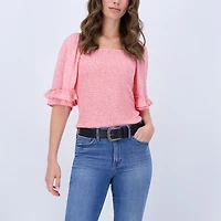 JS Jessica Simpson 1.5" Stitched Western Womens Belt