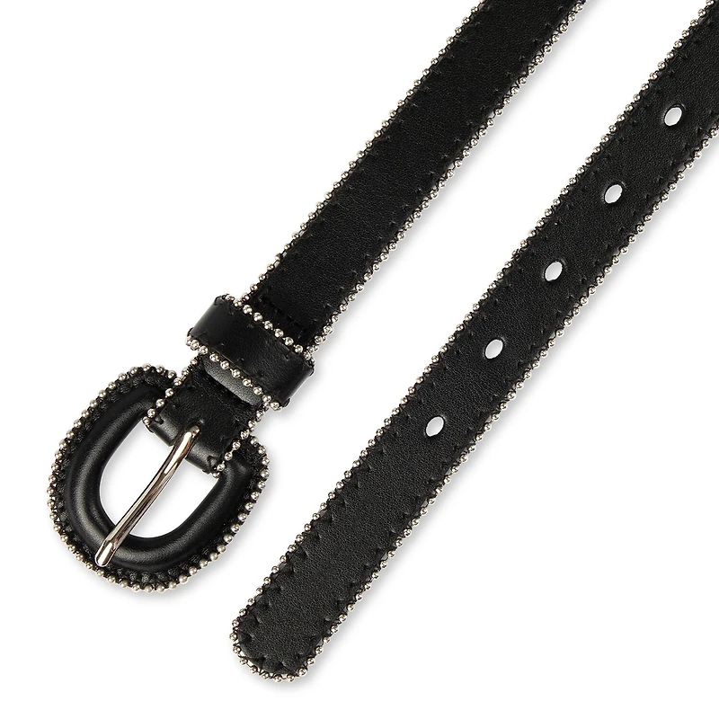 JS Jessica Simpson 1" Ball Chain Covered Womens Belt