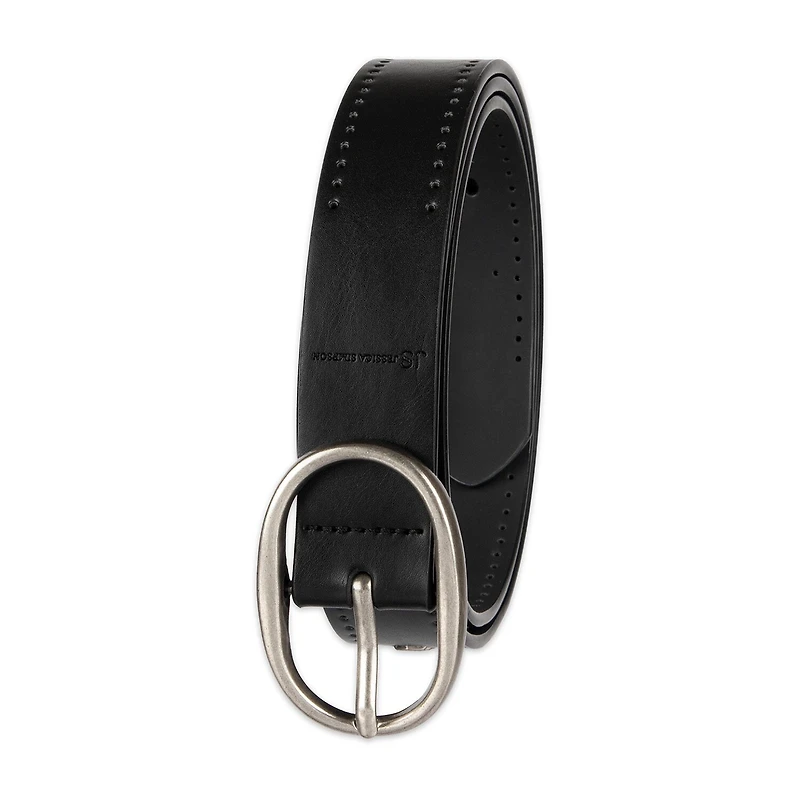 JS Jessica Simpson 1" Jeweled Centerbar Womens Belt