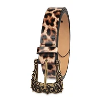 JS Jessica Simpson Ornate Buckle Womens Belt