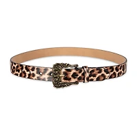 JS Jessica Simpson Ornate Buckle Womens Belt