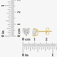 Yes, Please! Womens Lab Created White Sapphire Sterling Silver Heart 2-pc. Jewelry Set