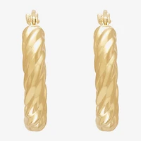 Silver Addiction Womens 14K Gold Over Silver 2 Pair Earring Set