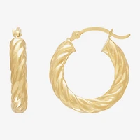 Silver Addiction Womens 14K Gold Over Silver 2 Pair Earring Set