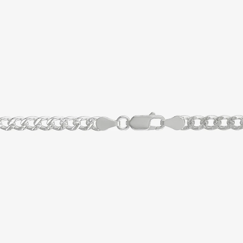 Made in Italy Mens Sterling Silver 20 Inch Curb Chain Necklace