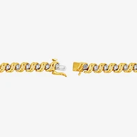 (I, I2) Womens 2 CT. T.W. Lab Grown White Diamond 14K Gold Over Silver 8 Inch Tennis Bracelet
