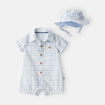 Carter's Baby Boys Short Sleeve Romper Set
