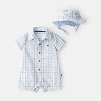 Carter's Baby Boys Short Sleeve Romper Set