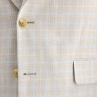 Stafford Mens Plaid Classic Fit Sport Coat