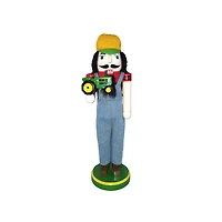 14" Farmer with Tractor Nutcracker