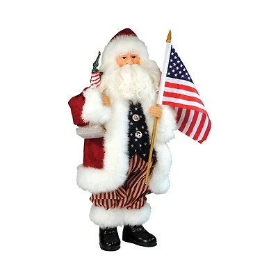 Hand Painted 15" American Santa