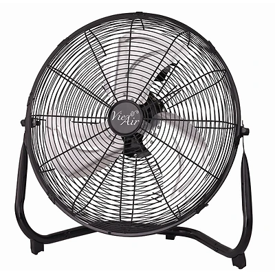 Vie Air 14" Industrial High Velocity Heavy Duty Metal Floor Fan with 3 Speed Settings