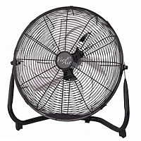 Vie Air 14" Industrial High Velocity Heavy Duty Metal Floor Fan with 3 Speed Settings