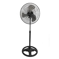 Vie Air 18" Industrial Heavy Duty Pedestal Oscillating Metal Stand Fan