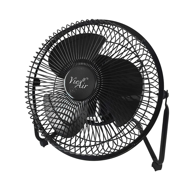 Vie Air 8" High Velocity Metal Desk and Floor Fan