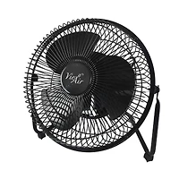 Vie Air 8" High Velocity Metal Desk and Floor Fan
