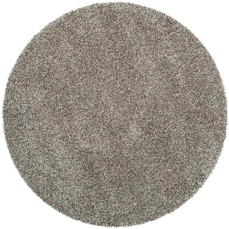 Safavieh Milan Collection Harper Solid Shag Indoor Round Area Rug