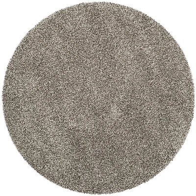 Safavieh Milan Collection Harper Solid Shag Indoor Round Area Rug