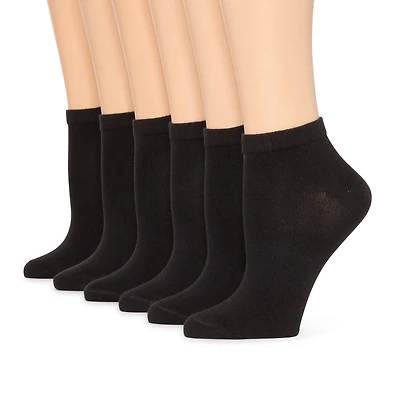 Mixit Cotton Modal Womens 6 Pair Low Cut Socks