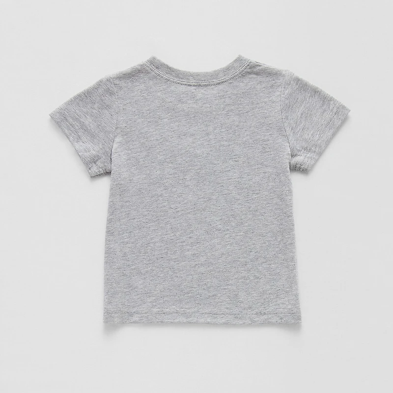 Okie Dokie Baby Boys Crew Neck Short Sleeve Regular Fit Graphic T-Shirt