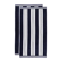 SUPERIOR® Cabana Collection |100% Cotton Quick Dry 2 Piece Beach Towel Set