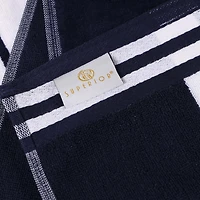 SUPERIOR® Cabana Collection |100% Cotton Quick Dry 2 Piece Beach Towel Set