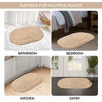 SUPERIOR® Oval Cotton 2-Pc Bath Rug