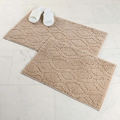 SUPERIOR® Brou 2-Pc Diamond Lattice Bath Rug