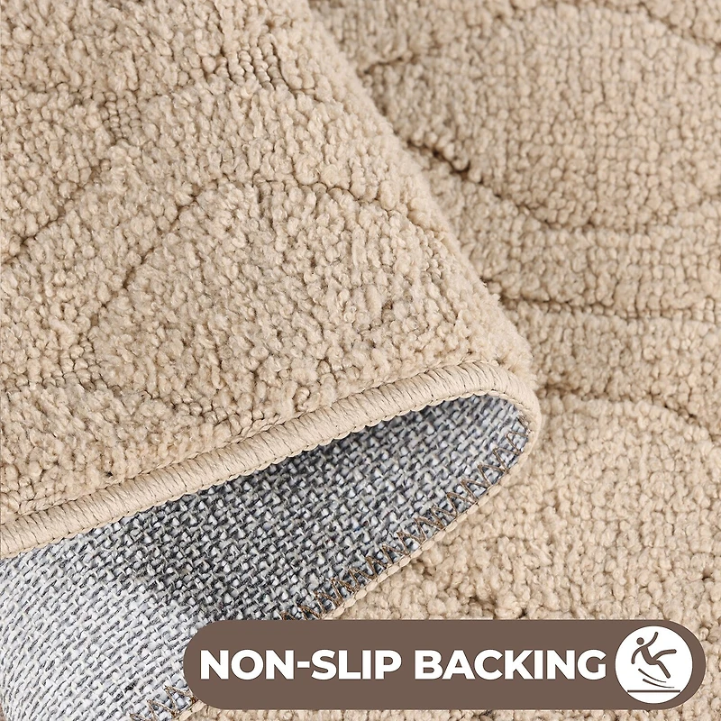 SUPERIOR® Brou 2-Pc Diamond Lattice Bath Rug