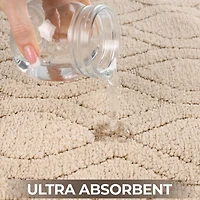 SUPERIOR® Brou 2-Pc Diamond Lattice Bath Rug