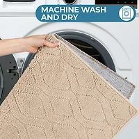 SUPERIOR® Brou 2-Pc Diamond Lattice Bath Rug