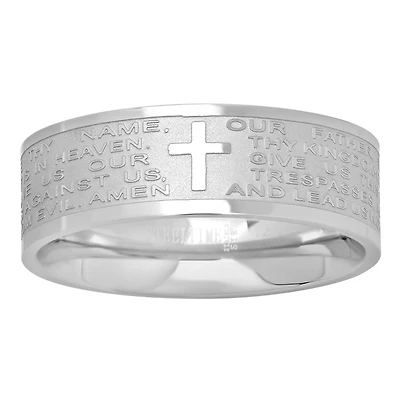Mens 6MM Stainless Steel Band