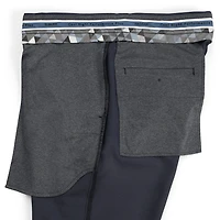 Haggar Cool Right Performance Flex Mens Comfort Waistband Slim Fit Flat Front Pant