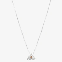 Disney Classics Womens Sterling Silver 16 Inch Pendant Necklace
