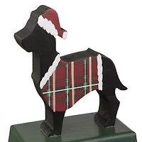 Glitzhome Daschund Christmas Stocking Holder - Set of 2