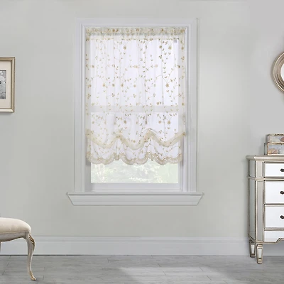 Habitat Grandeur Light-Filtering Rod Pocket Single Balloon Shade