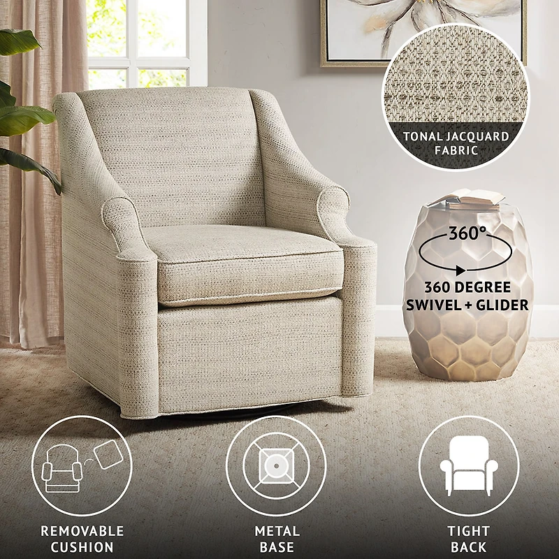 Madison Park Benton Upholstered Armchair