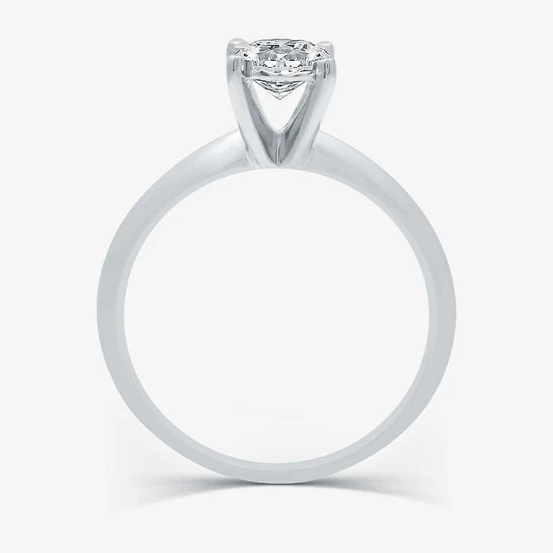1 CT. T.W. Natural Diamond Round Solitaire Bridal Set 10K Gold
