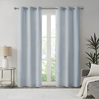Madison Park Colm Grommet Top Energy Saving Blackout Set of 2 Curtain Panel