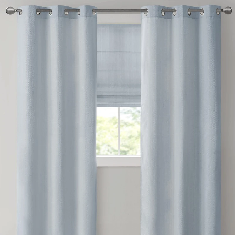 Madison Park Colm Grommet Top Energy Saving Blackout Set of 2 Curtain Panel