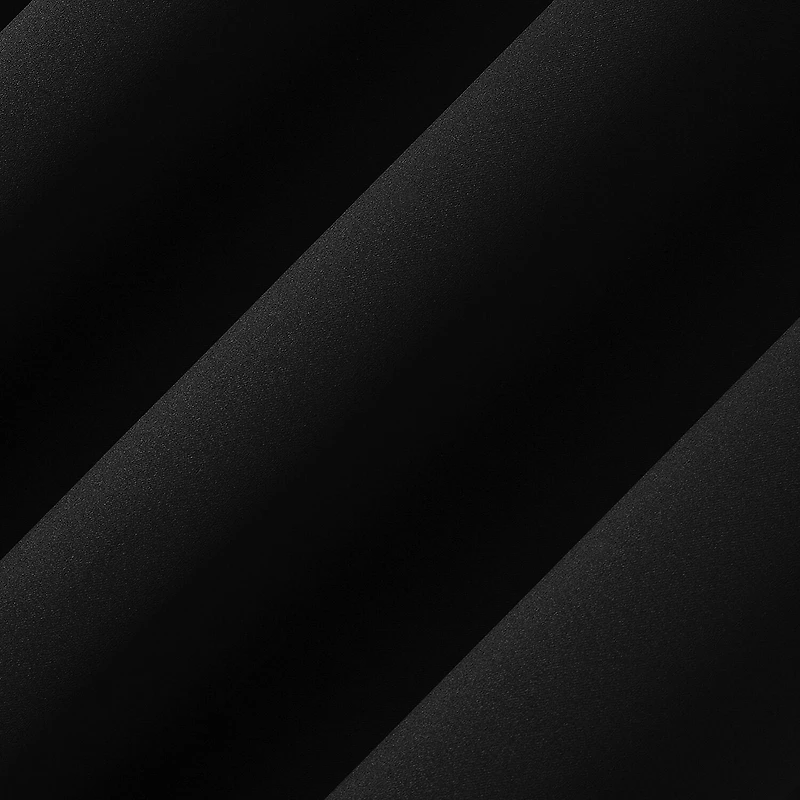 Sun Zero Bergen Rod Pocket 100% Blackout Single Curtain Panel